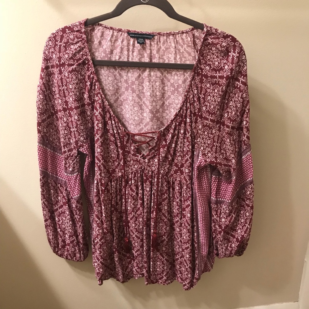 Flowly boho American Eagle top